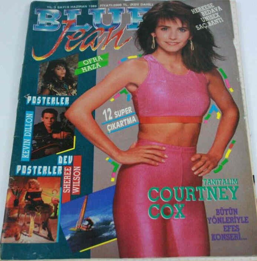 BLUE JEAN magazine side cover  June 1989