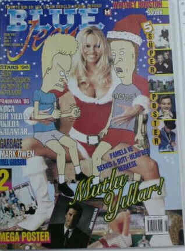 BLUE JEAN magazine side cover  January 1997
