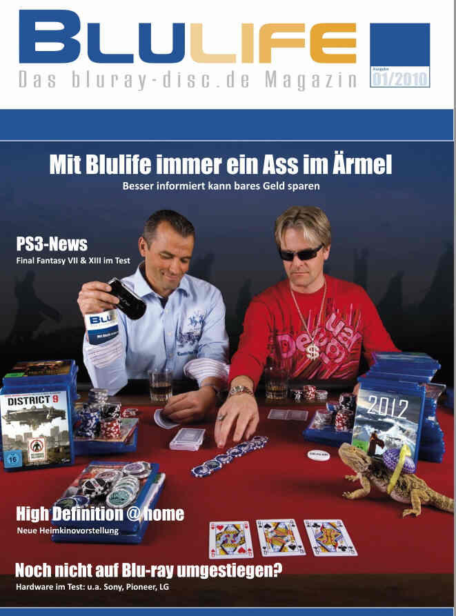 BLULIFE magazine side cover Issue 1  2010