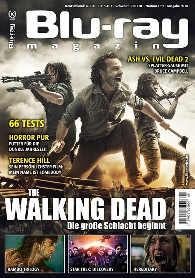 BLU-RAY MAGAZIN magazine side cover Issue 79  September 2018