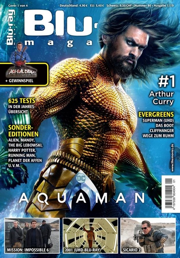 BLU-RAY MAGAZIN magazine side cover Issue 80  January 2019
