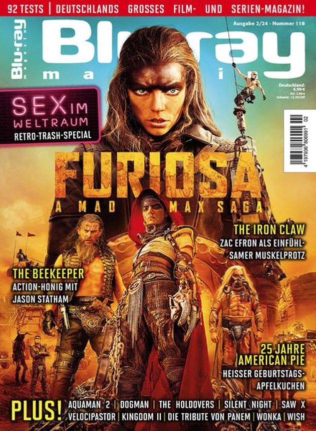 BLU-RAY MAGAZIN magazine side cover Issue 118   2024