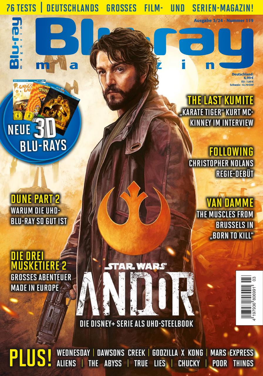 BLU-RAY MAGAZIN magazine side cover Issue 119   2024