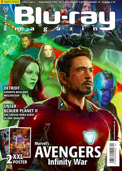 BLU-RAY MAGAZIN magazine side cover Issue 74  April 2018