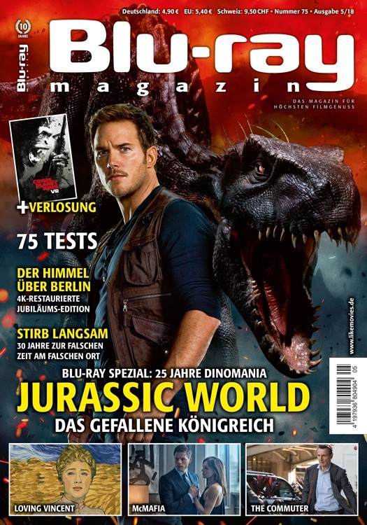 BLU-RAY MAGAZIN magazine side cover Issue 75  May 2018