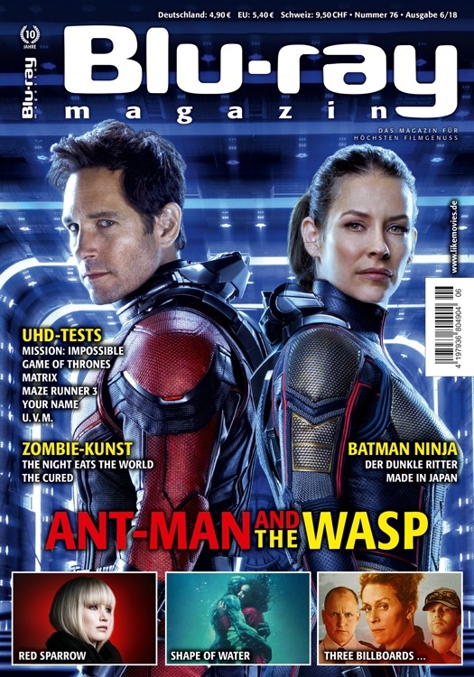 BLU-RAY MAGAZIN magazine side cover Issue 76  June 2018