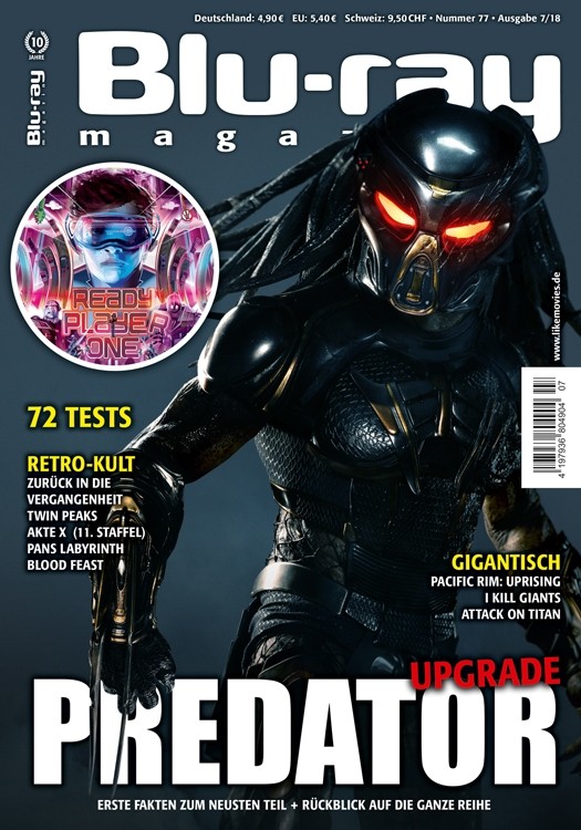 BLU-RAY MAGAZIN magazine side cover Issue 77  July 2018