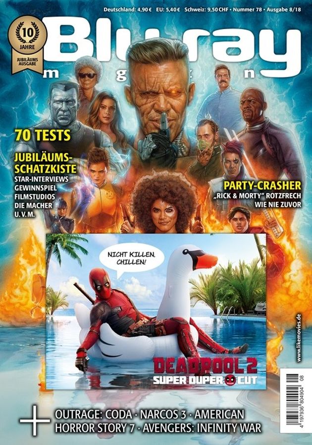 BLU-RAY MAGAZIN magazine side cover Issue 78  August 2018