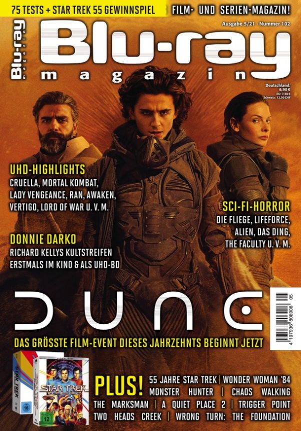 BLU-RAY MAGAZIN magazine side cover Issue 102 September/October 2021