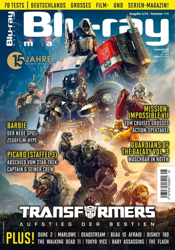 BLU-RAY MAGAZIN magazine side cover Issue 115  October 2023
