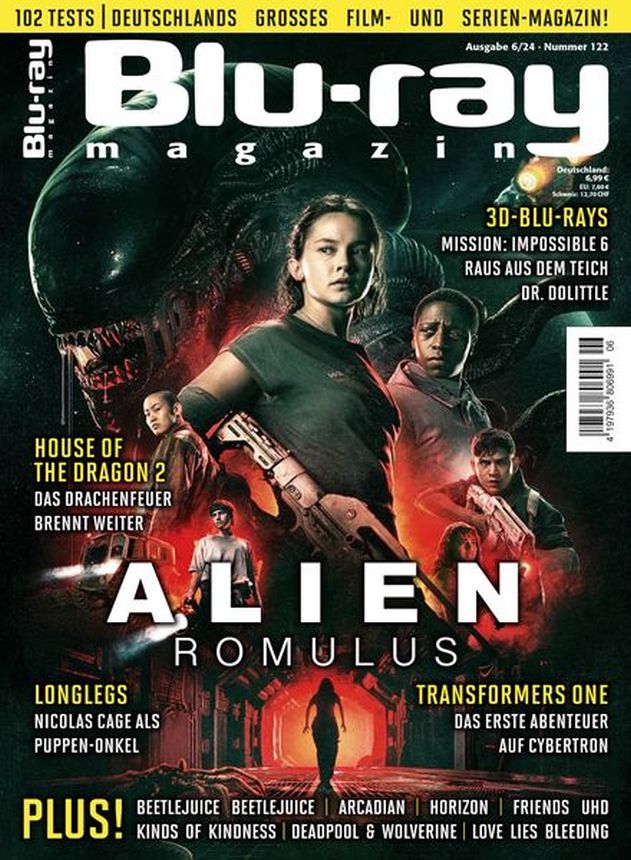 BLU-RAY MAGAZIN magazine side cover Issue 122   2024