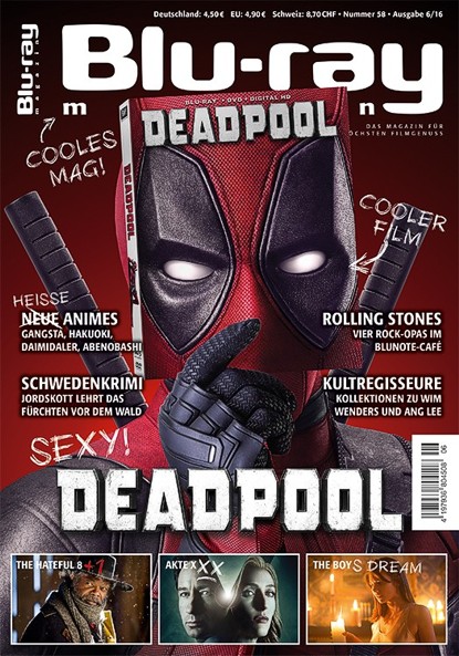 BLU-RAY MAGAZIN magazine side cover Issue 58 June 2016