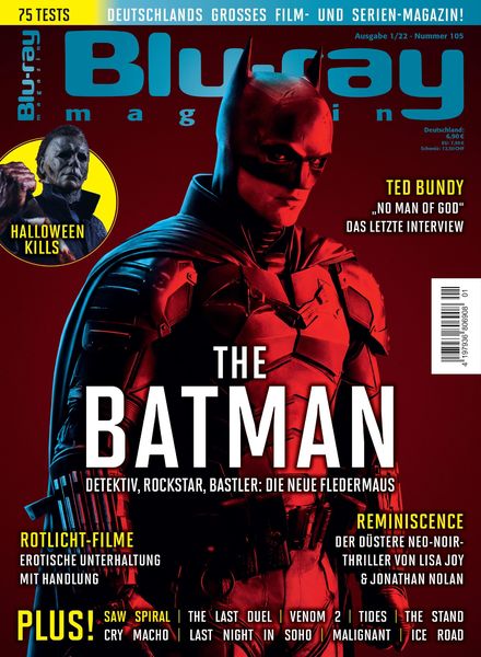 BLU-RAY MAGAZIN magazine side cover Issue 105  February 2022