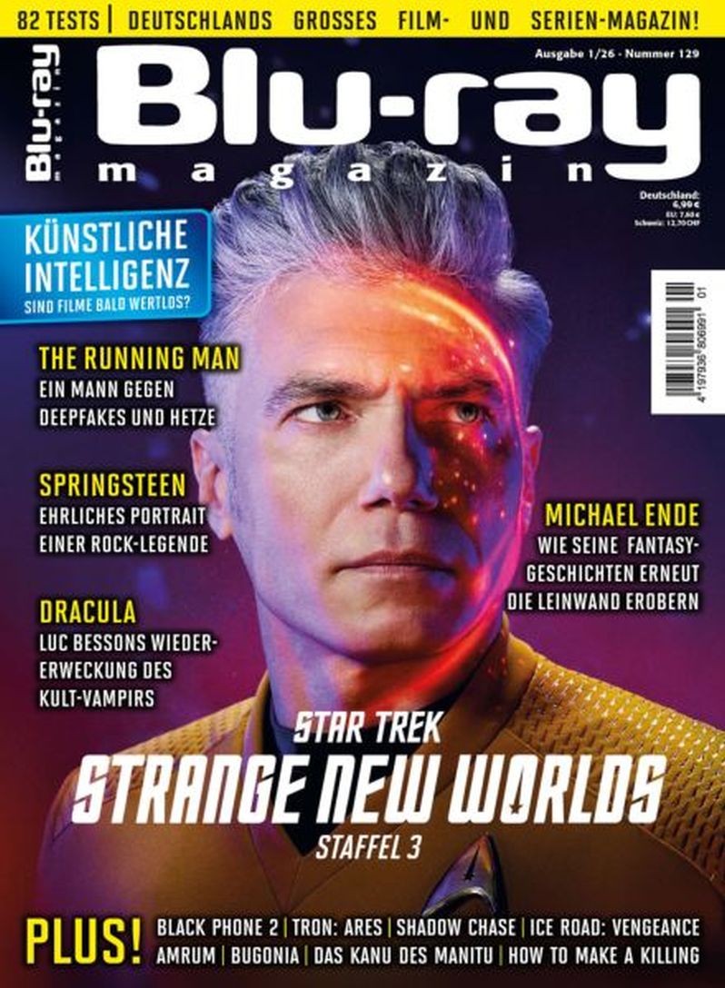 BLU-RAY MAGAZIN magazine side cover Issue 129  January 2026