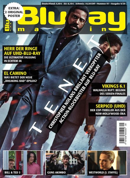 BLU-RAY MAGAZIN magazine side cover Issue 97  December 2020
