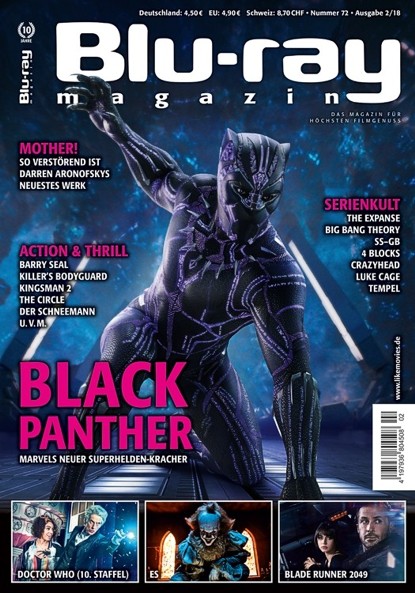 BLU-RAY MAGAZIN magazine side cover Issue 72  February 2018
