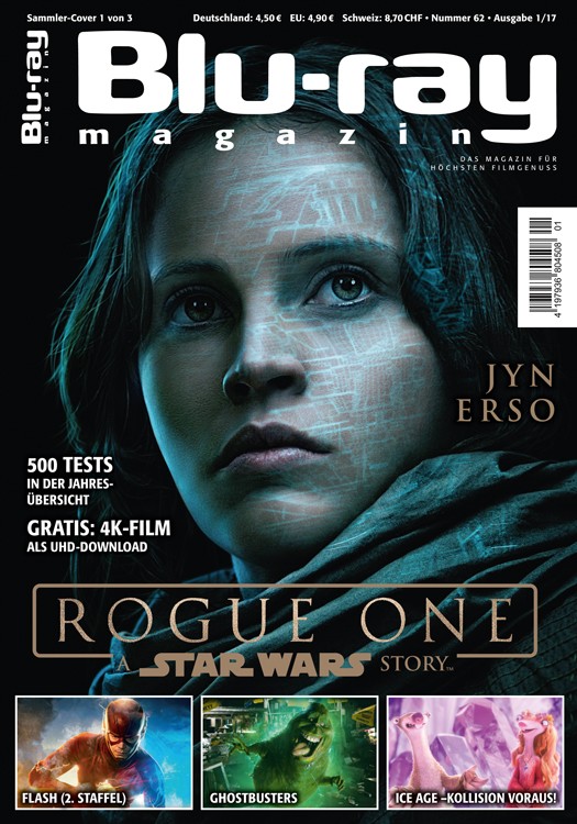 BLU-RAY MAGAZIN magazine side cover Issue 62 January 2017