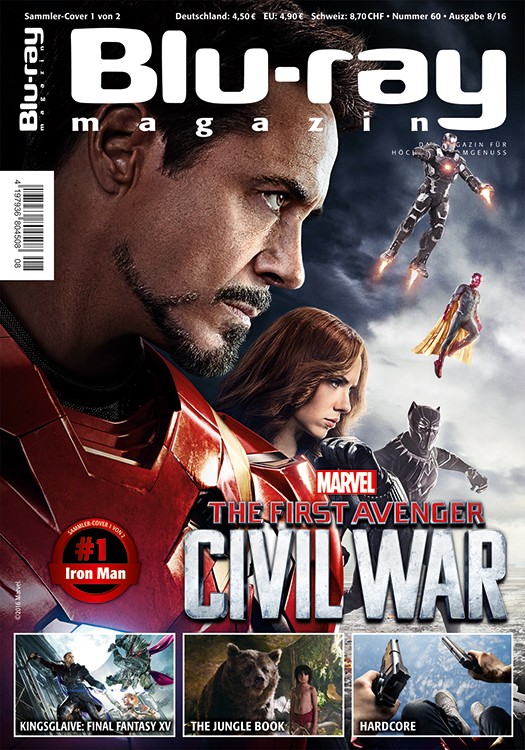 BLU-RAY MAGAZIN magazine side cover Issue 60 September/October 2016