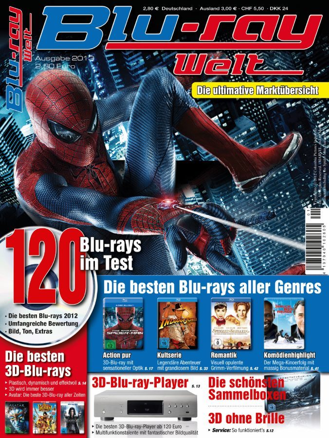 BLU-RAY WELT magazine side cover  2013