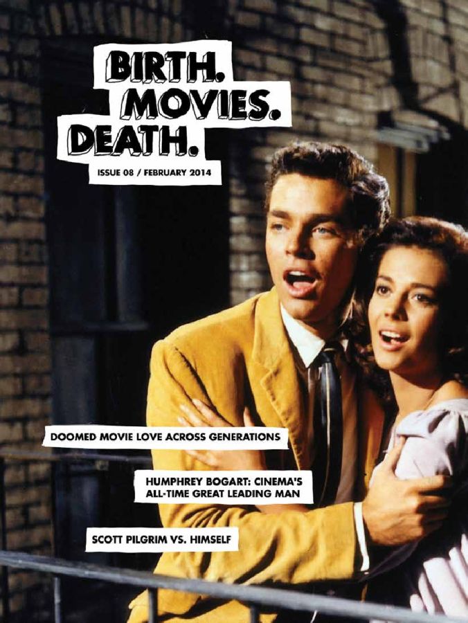 BIRTH MOVIES DEATH magazine side cover Issue 8 February 2014