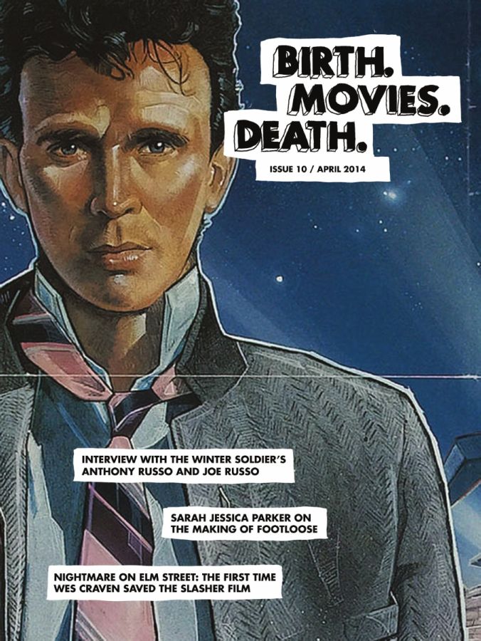 BIRTH MOVIES DEATH magazine side cover Issue 10 April 2014