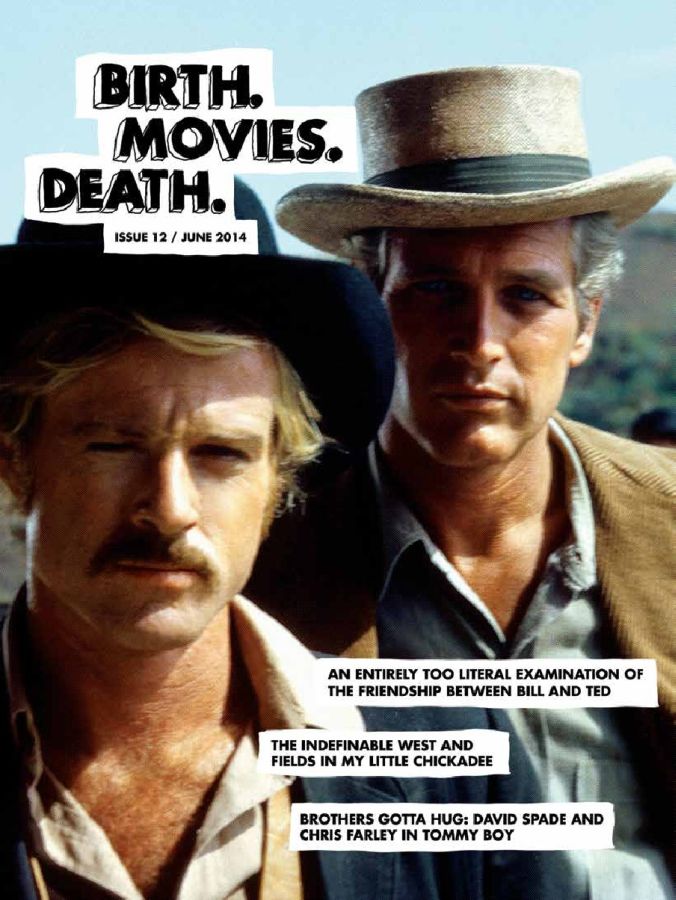 BIRTH MOVIES DEATH magazine side cover Issue 12 June 2014