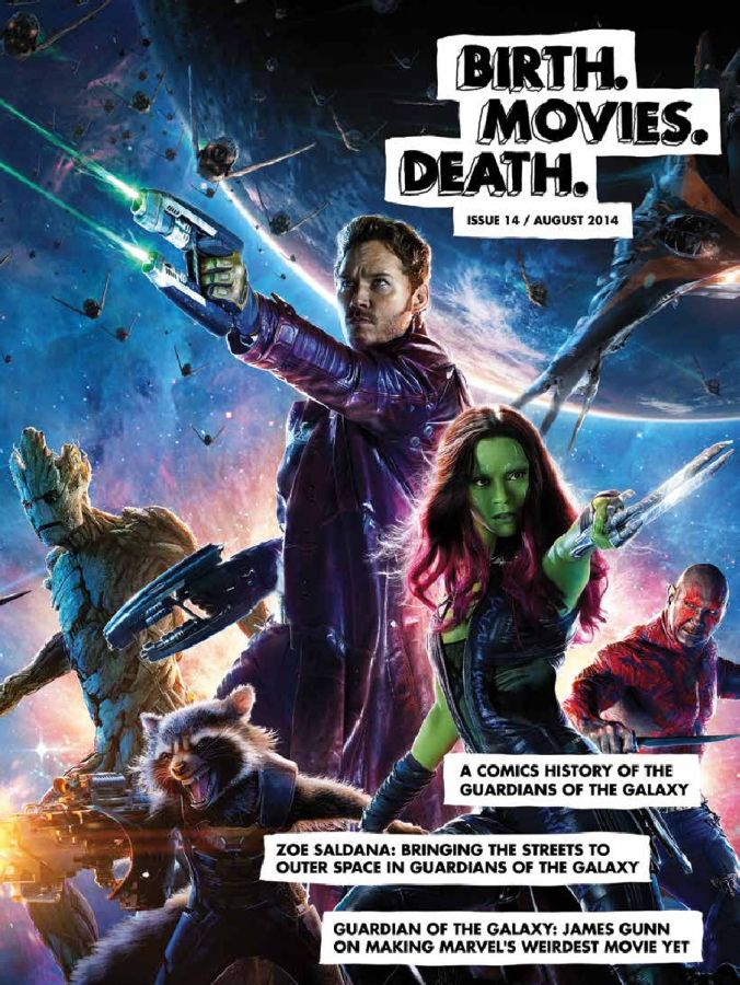 BIRTH MOVIES DEATH magazine side cover Issue 14 August 2014
