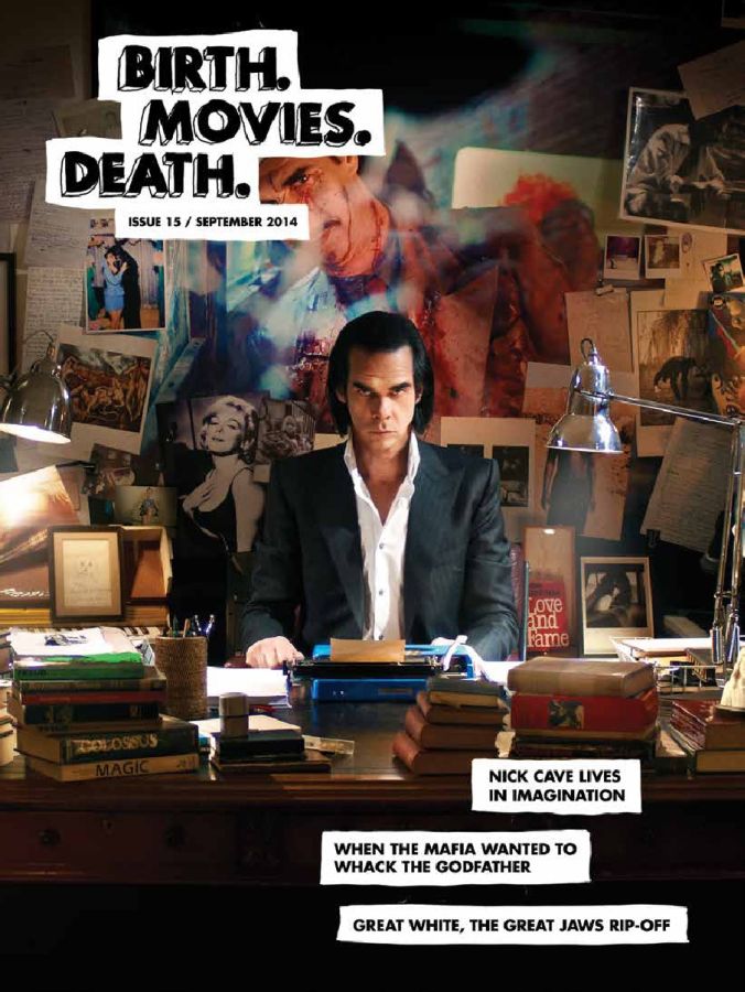 BIRTH MOVIES DEATH magazine side cover Issue 15 September 2014