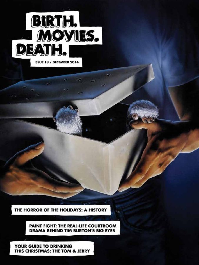 BIRTH MOVIES DEATH magazine side cover Issue 18 December 2014