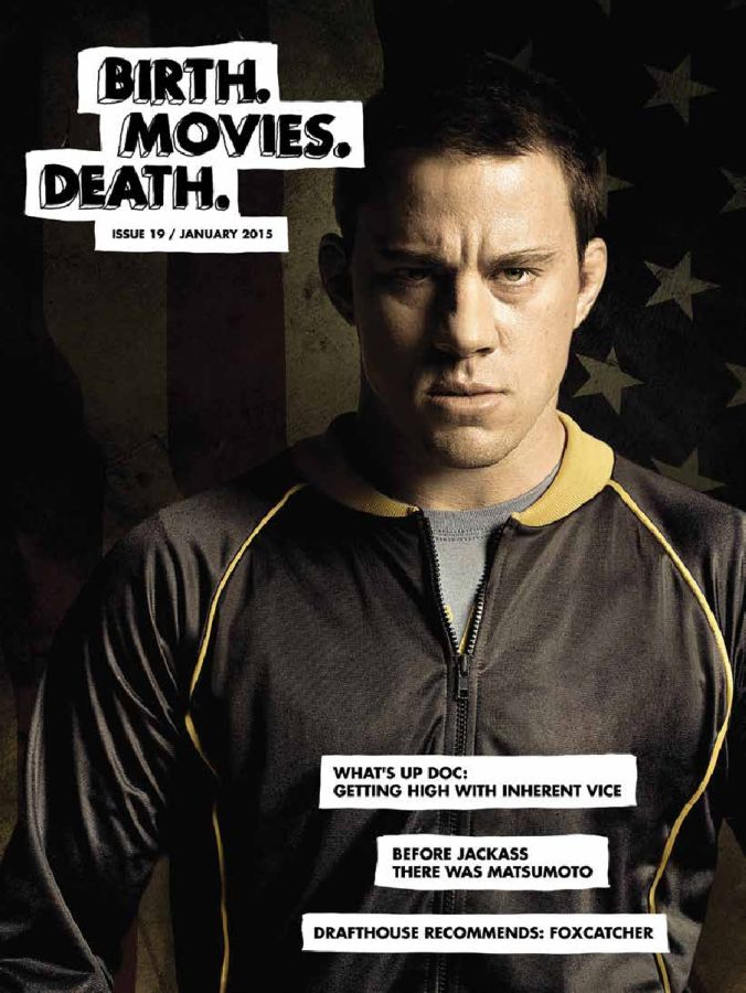 BIRTH MOVIES DEATH magazine side cover Issue 19 January 2015