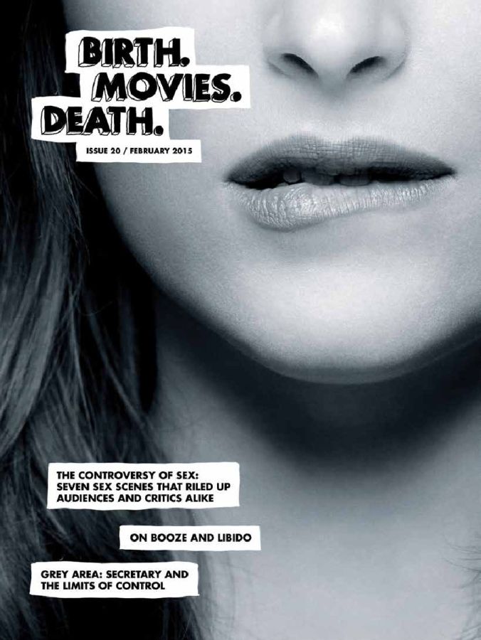 BIRTH MOVIES DEATH magazine side cover Issue 20 February 2015