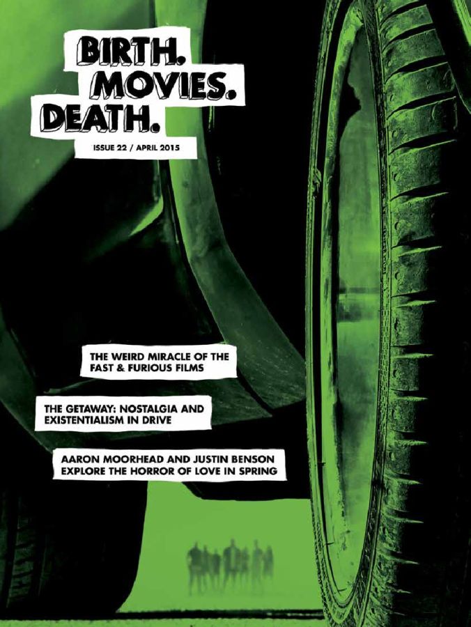 BIRTH MOVIES DEATH magazine side cover Issue 22 April 2015