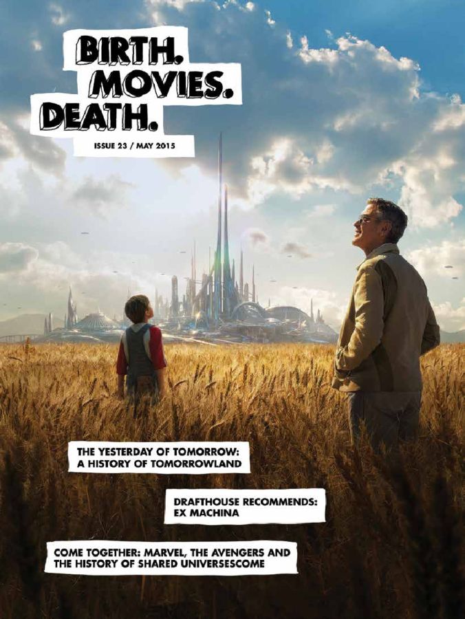 BIRTH MOVIES DEATH magazine side cover Issue 23 May 2015