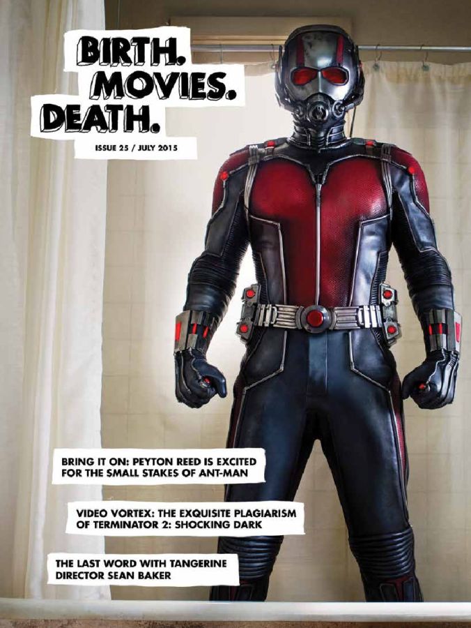 BIRTH MOVIES DEATH magazine side cover Issue 25 July 2015