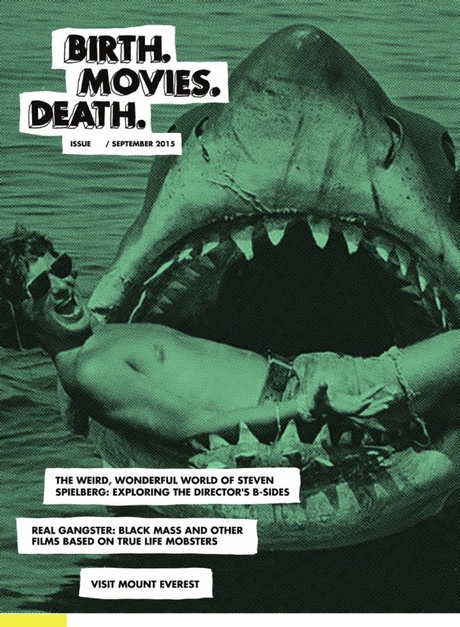 BIRTH MOVIES DEATH magazine side cover Issue 27 September 2015