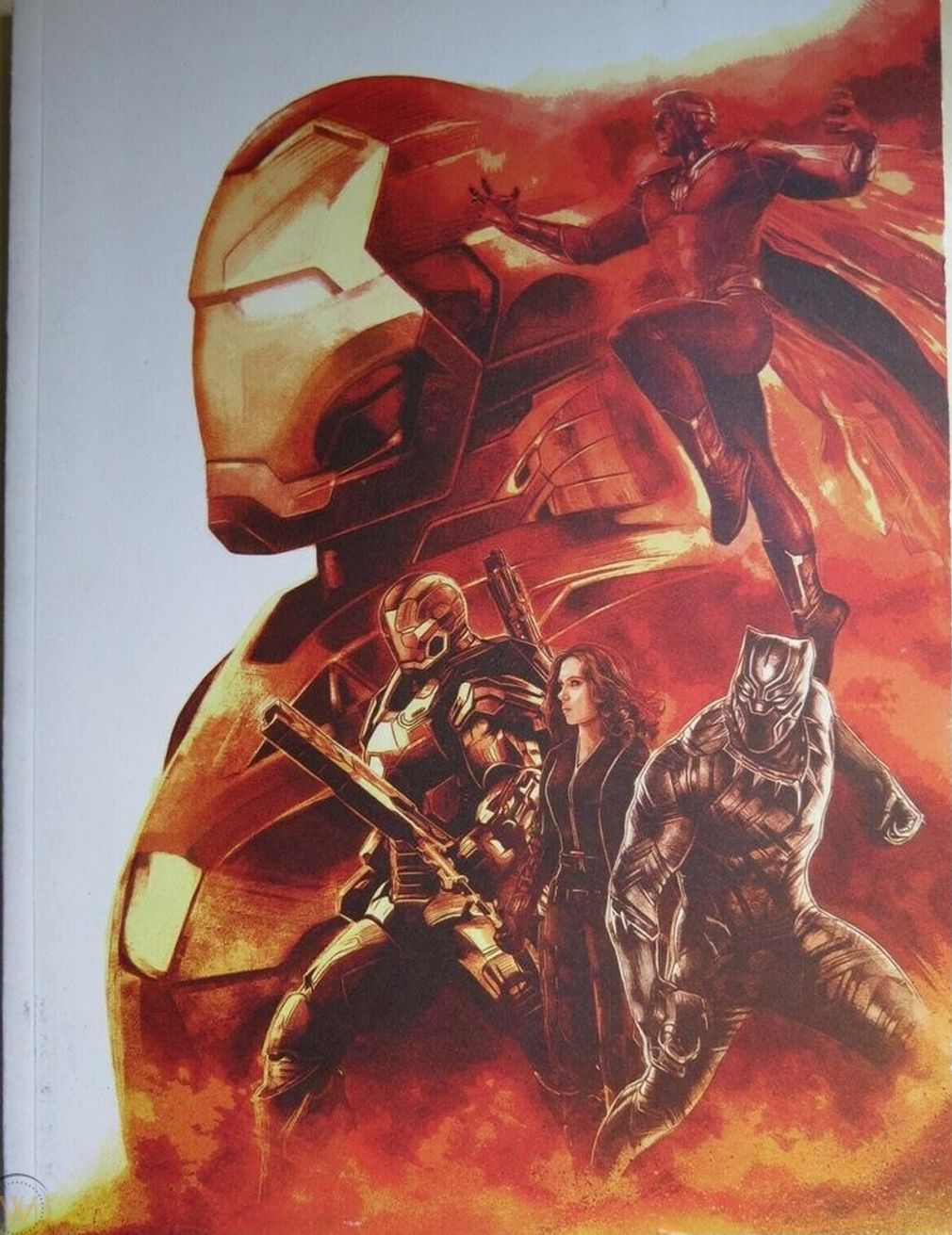BIRTH MOVIES DEATH magazine side cover  Captain America: Civ   2016