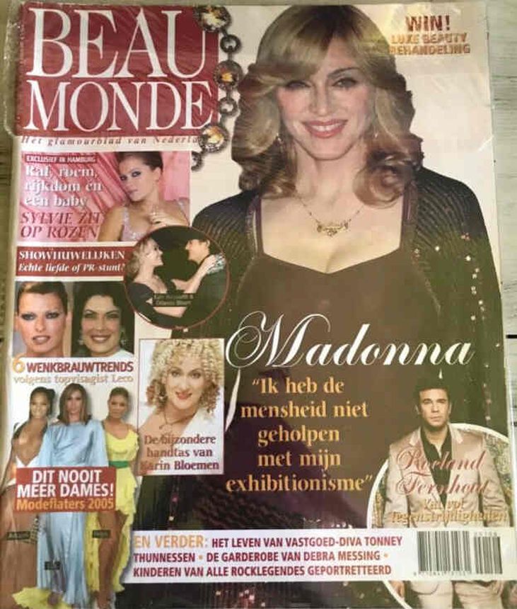 BEAU MONDE magazine side cover   2005