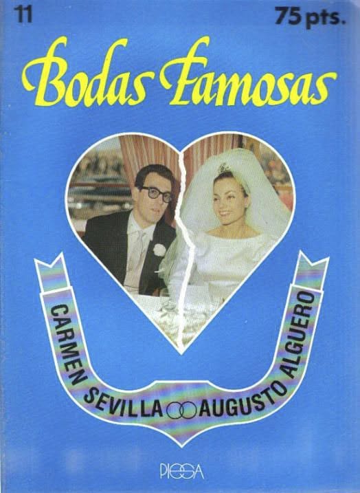BODAS FAMOSAS magazine side cover Issue 11   1980