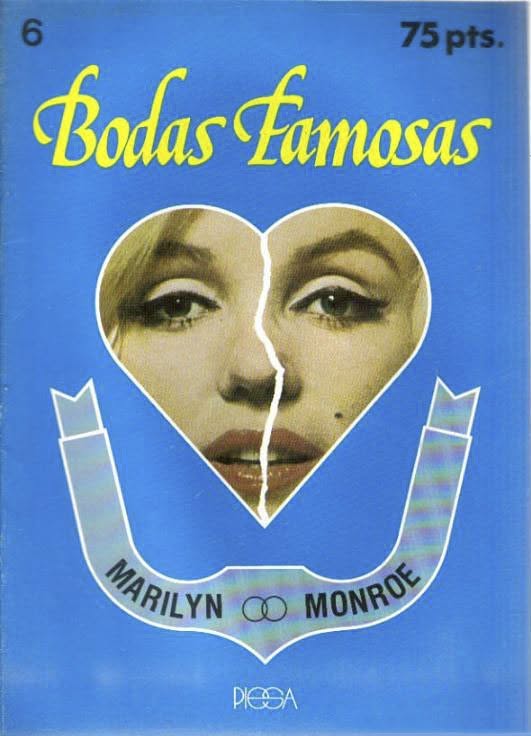 BODAS FAMOSAS magazine side cover Issue 6   1980