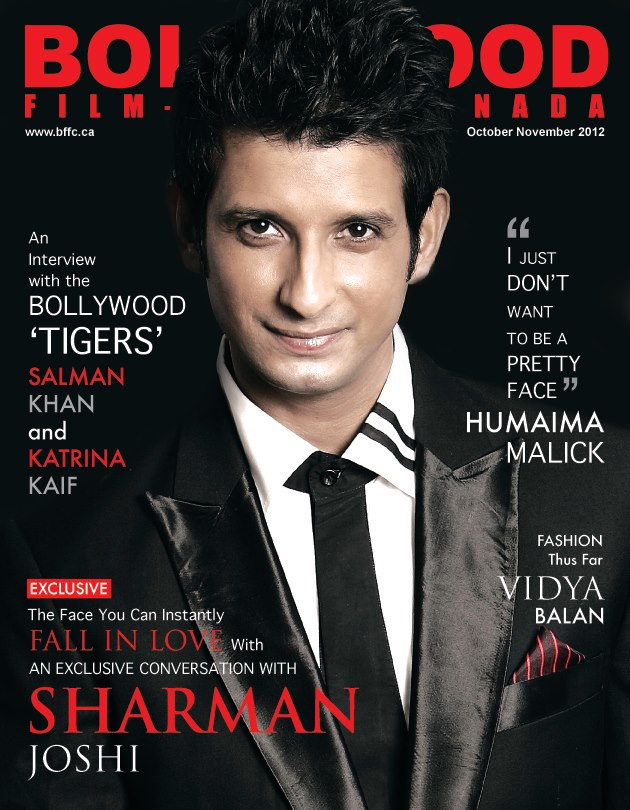 BOLLYWOOD FILM-FARE CANADA magazine side cover October/November 2012