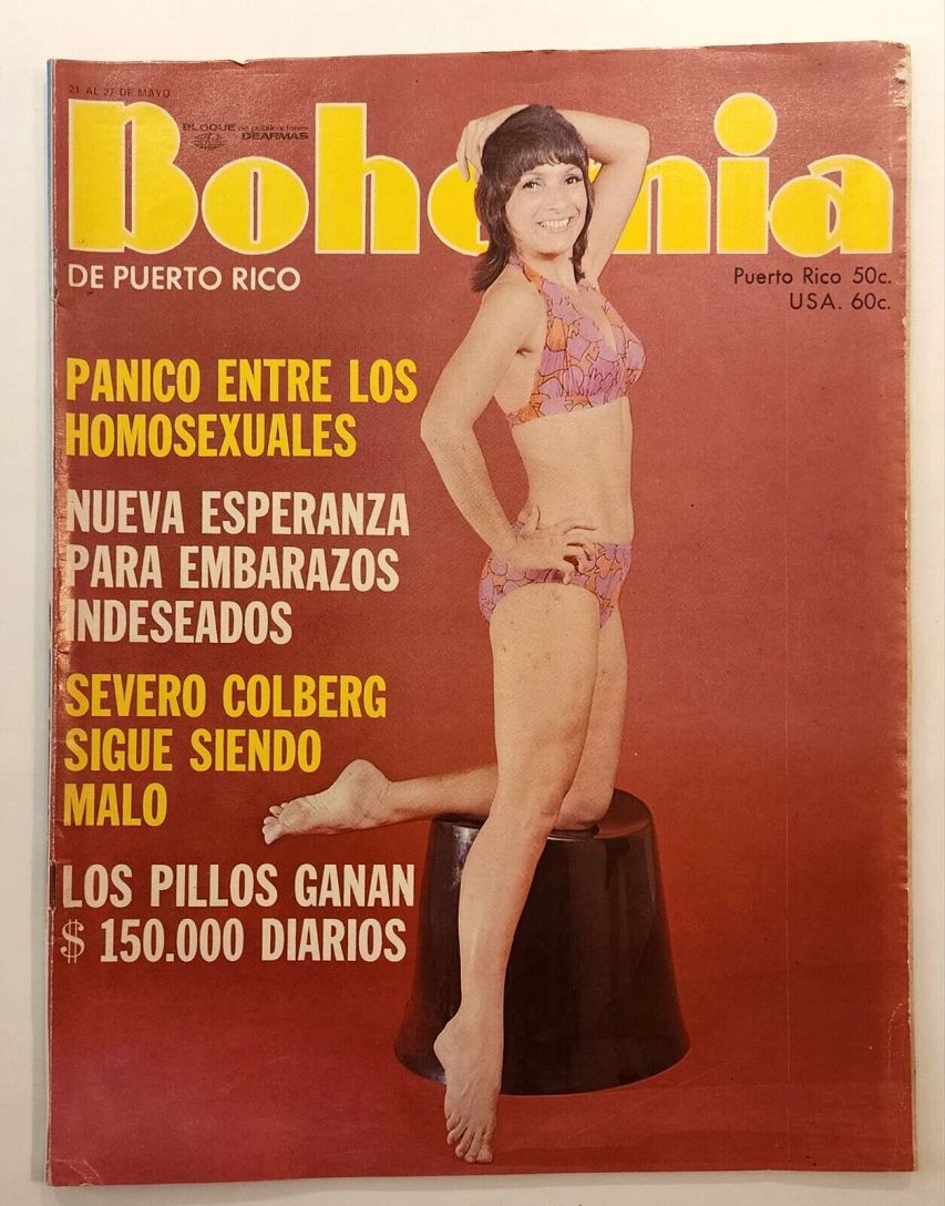 BOHEMIA PUERTO RICO magazine side cover 21 May 1973