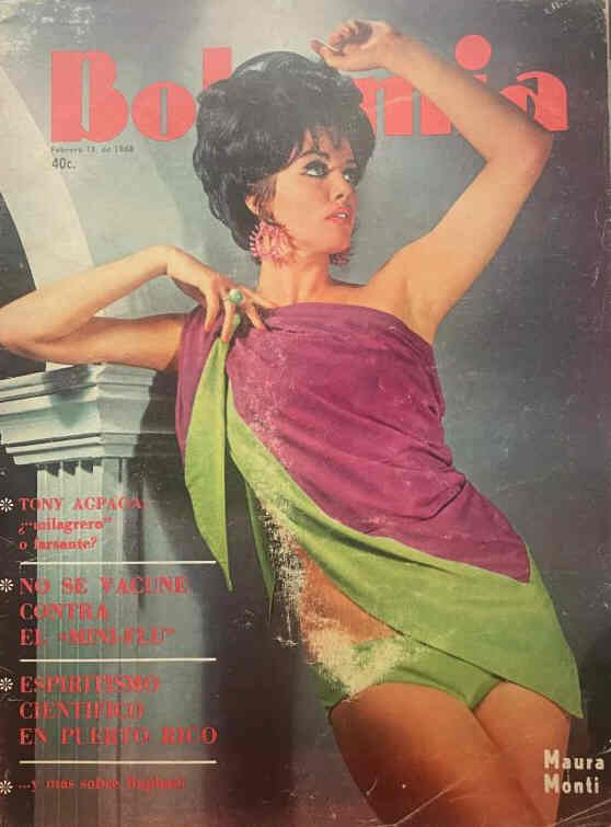 BOHEMIA VENEZUELA magazine side cover 18 February 1968