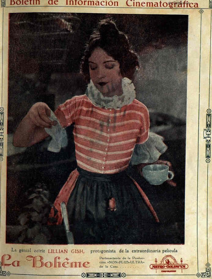 BOLETIN DE INFORMACION CINEMATOGRAFICA magazine side cover Issue 45 October 1926
