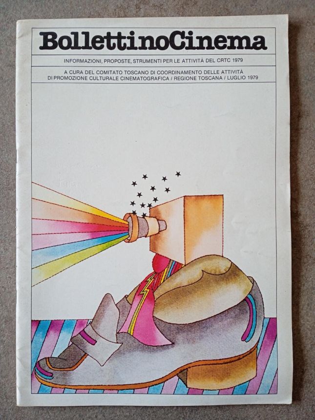 BOLLETTINO CINEMA magazine side cover  July 1979