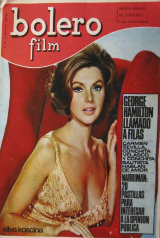 BOLERO FILM (Es) magazine side cover Issue 14 15 April 1967