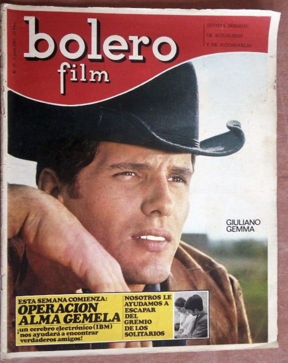 BOLERO FILM (Es) magazine side cover Issue 21 3 June 1967