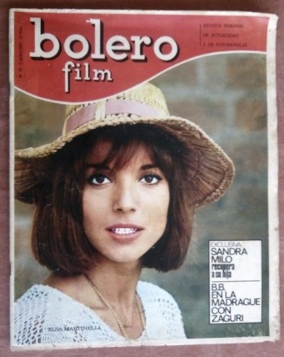 BOLERO FILM (Es) magazine side cover Issue 30 5 August 1967