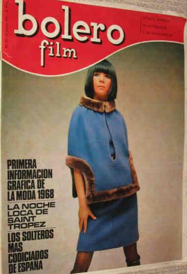 BOLERO FILM (Es) magazine side cover Issue 33 26 August 1967
