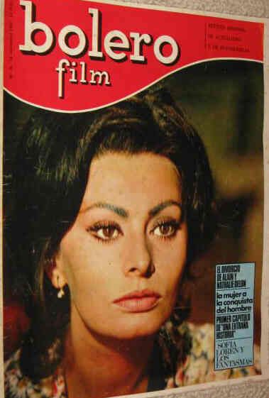 BOLERO FILM (Es) magazine side cover Issue 36 16 September 1967
