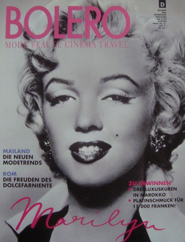 BOLERO (Ch) magazine side cover August 1992